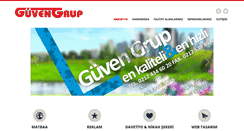 Desktop Screenshot of guvengrup.net